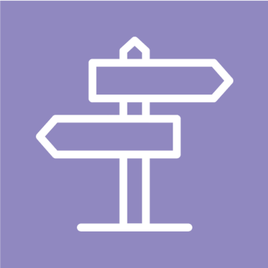 Symbol Wegweiser