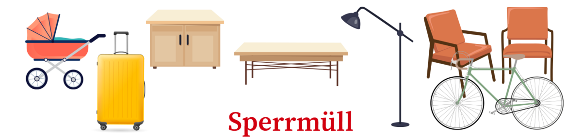 Dieser Banner weist auf alle allgemeinen Infos zum Thema Sperrmüll hin