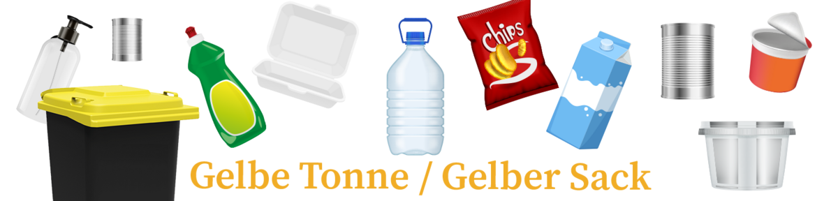 Sortierhilfe für die Gelbe Tonne oder Gelben Sack